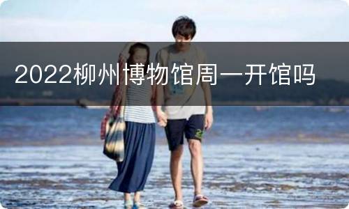 2022柳州博物馆周一开馆吗
