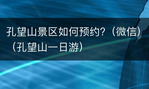 孔望山景区如何预约?（微信）（孔望山一日游）