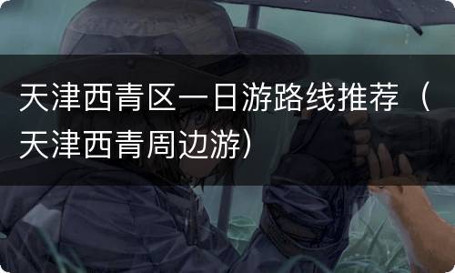天津西青区一日游路线推荐（天津西青周边游）