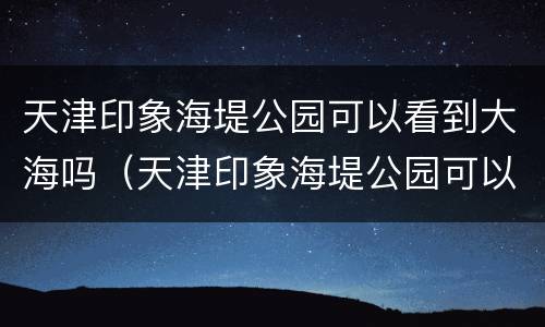 天津印象海堤公园可以看到大海吗（天津印象海堤公园可以看到大海吗）
