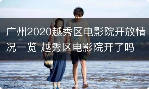 广州2020越秀区电影院开放情况一览 越秀区电影院开了吗