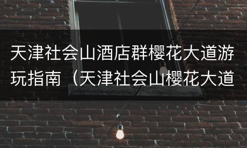 天津社会山酒店群樱花大道游玩指南（天津社会山樱花大道位置）