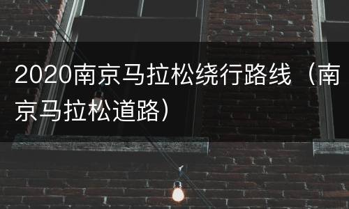 2020南京马拉松绕行路线（南京马拉松道路）