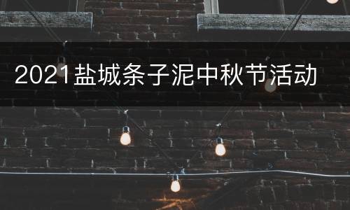 2021盐城条子泥中秋节活动