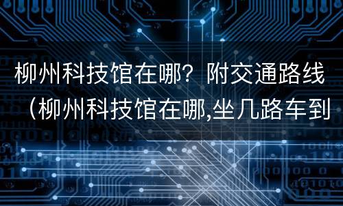 柳州科技馆在哪？附交通路线（柳州科技馆在哪,坐几路车到?）