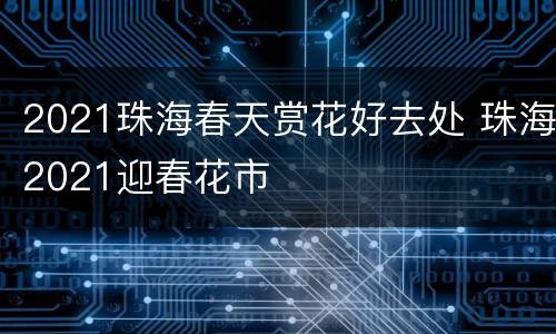 2021珠海春天赏花好去处 珠海2021迎春花市