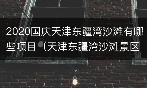 2020国庆天津东疆湾沙滩有哪些项目（天津东疆湾沙滩景区）