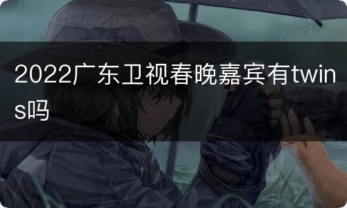 2022广东卫视春晚嘉宾有twins吗