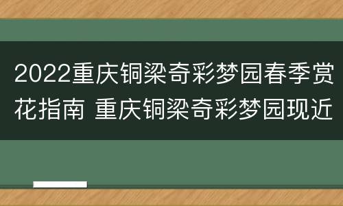 2022重庆铜梁奇彩梦园春季赏花指南 重庆铜梁奇彩梦园现近期介绍
