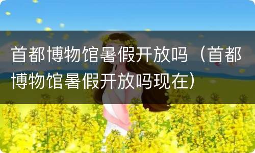 首都博物馆暑假开放吗（首都博物馆暑假开放吗现在）