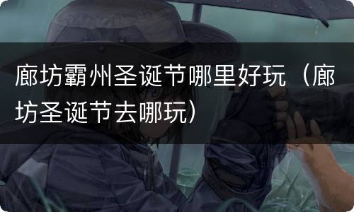 廊坊霸州圣诞节哪里好玩（廊坊圣诞节去哪玩）