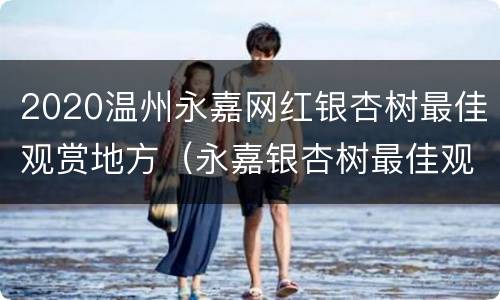 2020温州永嘉网红银杏树最佳观赏地方（永嘉银杏树最佳观赏时间）