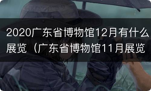 2020广东省博物馆12月有什么展览（广东省博物馆11月展览）
