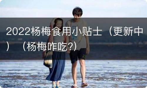 2022杨梅食用小贴士（更新中）（杨梅咋吃?）