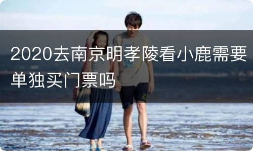 2020去南京明孝陵看小鹿需要单独买门票吗