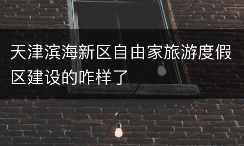 天津滨海新区自由家旅游度假区建设的咋样了