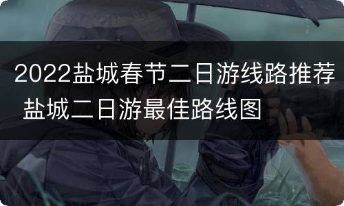 2022盐城春节二日游线路推荐 盐城二日游最佳路线图