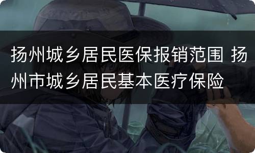 扬州城乡居民医保报销范围 扬州市城乡居民基本医疗保险