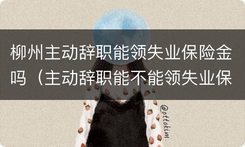 柳州主动辞职能领失业保险金吗（主动辞职能不能领失业保险金）