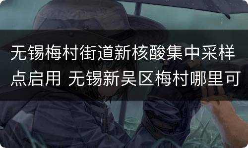 无锡梅村街道新核酸集中采样点启用 无锡新吴区梅村哪里可以做核酸检测