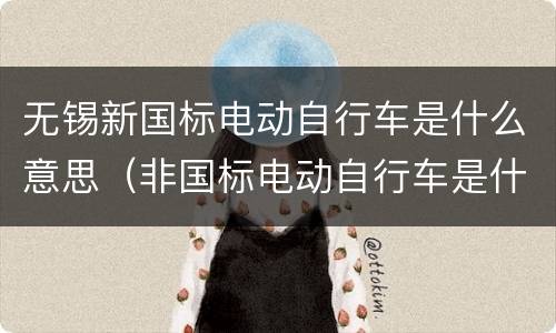 无锡新国标电动自行车是什么意思（非国标电动自行车是什么意思）
