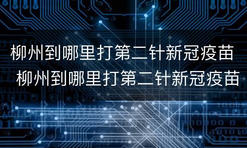 柳州到哪里打第二针新冠疫苗 柳州到哪里打第二针新冠疫苗接种