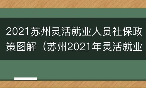 2021苏州灵活就业人员社保政策图解（苏州2021年灵活就业人员社保医保交多少）