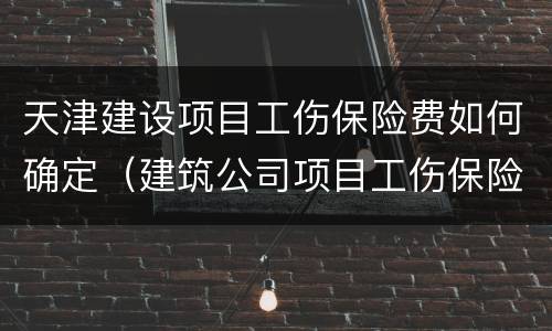 天津建设项目工伤保险费如何确定（建筑公司项目工伤保险费）