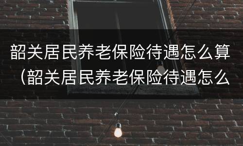 韶关居民养老保险待遇怎么算（韶关居民养老保险待遇怎么算的）