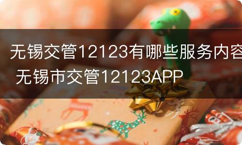 无锡交管12123有哪些服务内容 无锡市交管12123APP